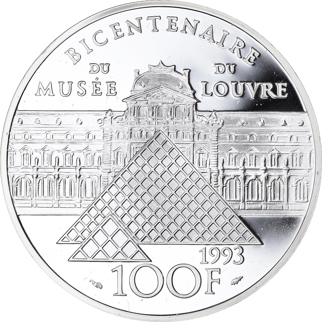 Coin, France, Vénus de Milo, 100 Francs, 1993, Paris, Proof, MS(65-70), Silver
