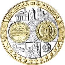 San Marino, Medal, L'Europe, Politics, FDC, MS(65-70), Silver