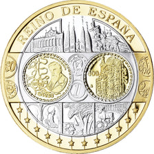 Espanha, Medal, L'Europe, Espagne, Politics, FDC, MS(65-70), Prata