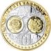 Estónia, Medal, Euro, Europa, Politics, FDC, MS(65-70), Prata