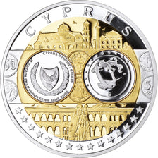 Chipre, Medal, Euro, Europa, FDC, MS(65-70), Prata