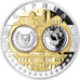 Chipre, Medal, Euro, Europa, FDC, MS(65-70), Prata