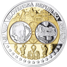 Slovaquie, Médaille, L'Europe, Politics, Society, War, FDC, FDC, Argent