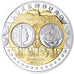 Luxembourg, Medal, Euro, Europa, FDC, MS(65-70), Silver