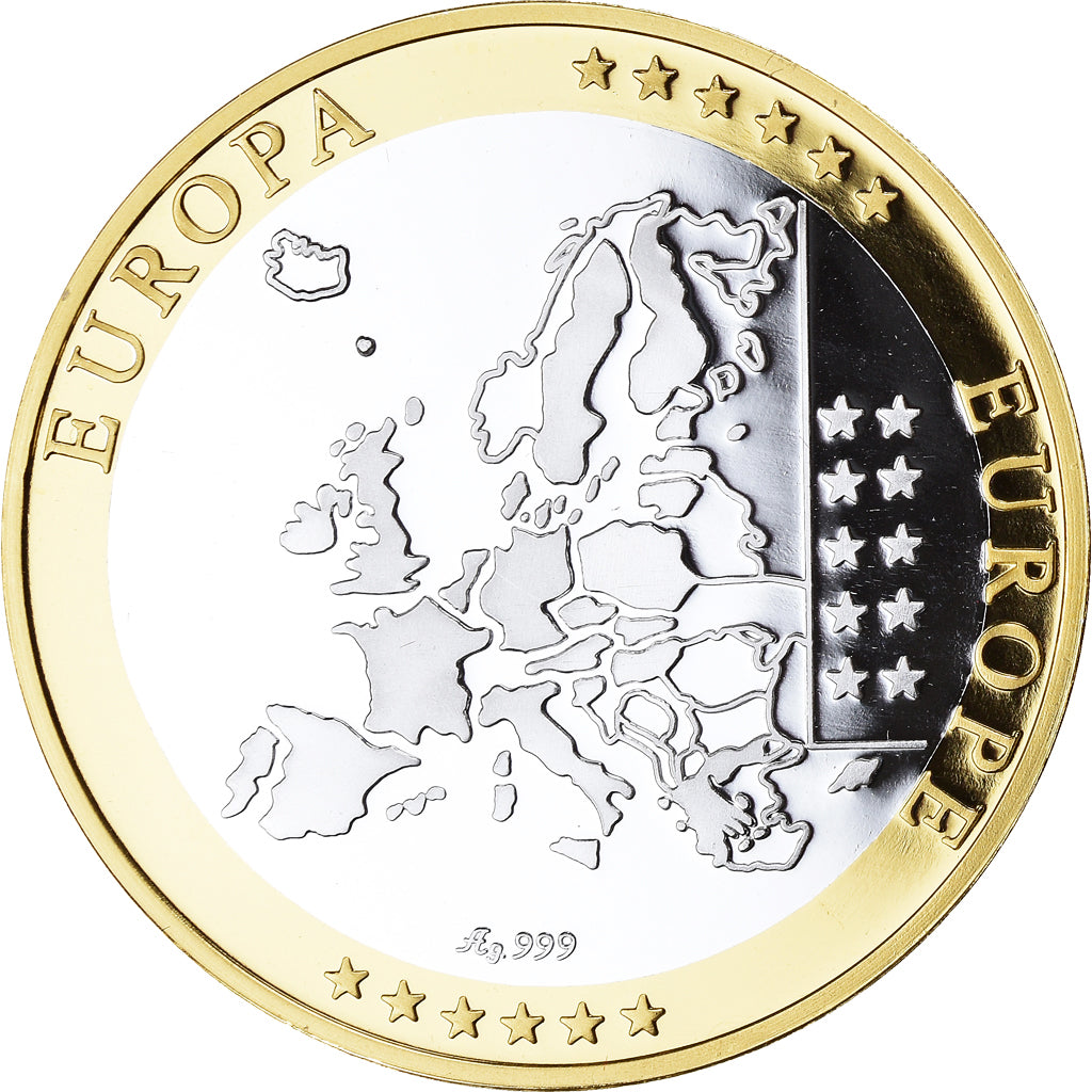 Irlande, Médaille, Euro, Europa, Politics, FDC, FDC, Argent