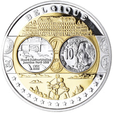 Belgium, Medal, Euro, Europa, FDC, MS(65-70), Silver
