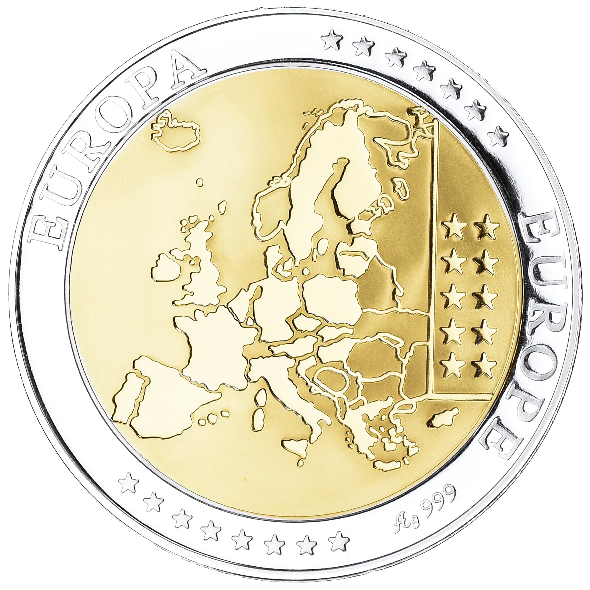 Finland, Medal, Euro, Europa, FDC, MS(65-70), Silver