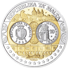 Malta, Medal, Euro, Europa, FDC, MS(65-70), Silver