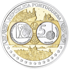 Portugal, medalla, Euro, Europa, FDC, FDC, Plata