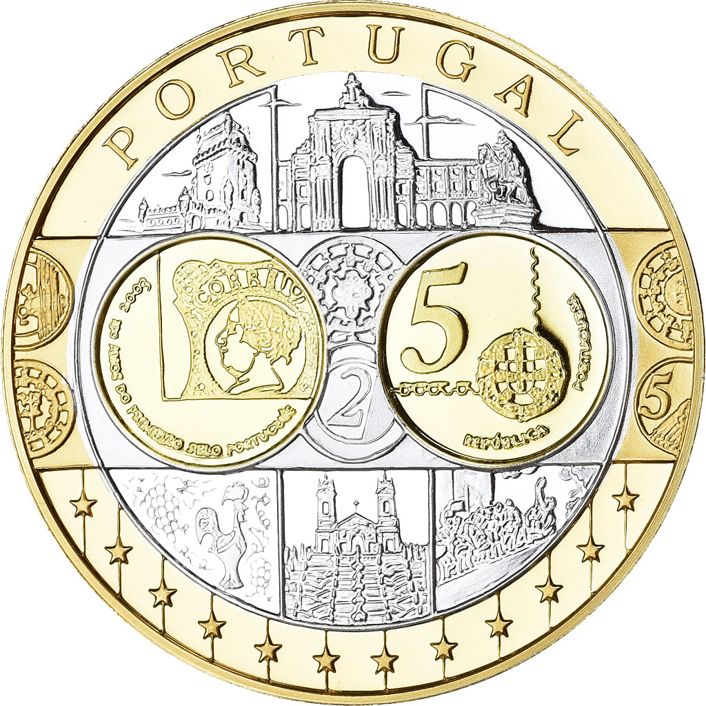 Portugal, Médaille, Euro, Europa, Politics, FDC, FDC, Argent