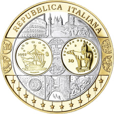 Italy, Medal, Euro, Europa, FDC, MS(65-70), Silver