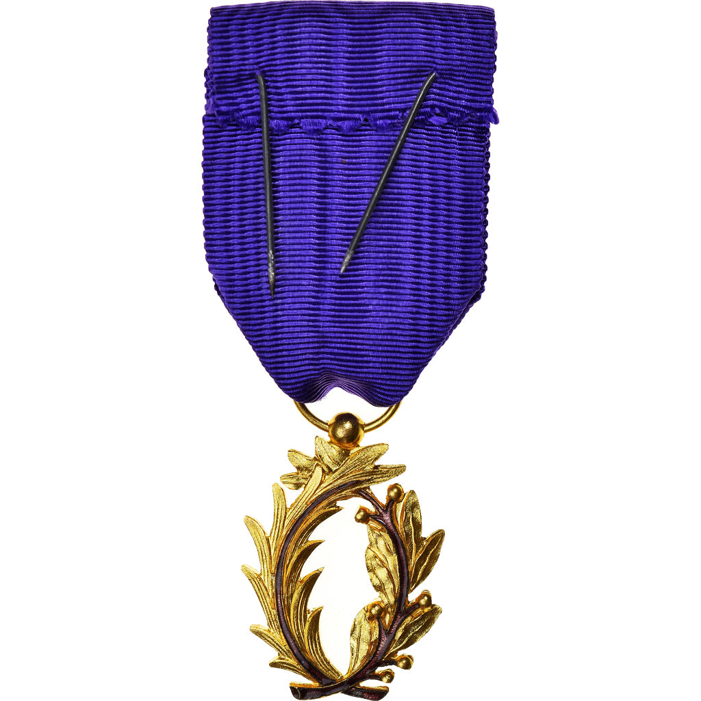 Frankrijk, Palmes Académiques Officier, Medaille, Niet gecirculeerd, Gilt