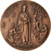 Frankreich, Medaille, Sainte Isabelle, History, 1975, UNZ, Bronze