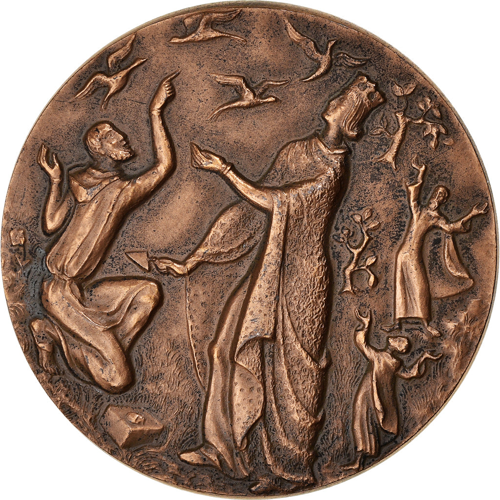 Frankreich, Medaille, Sainte Isabelle, History, 1975, UNZ, Bronze