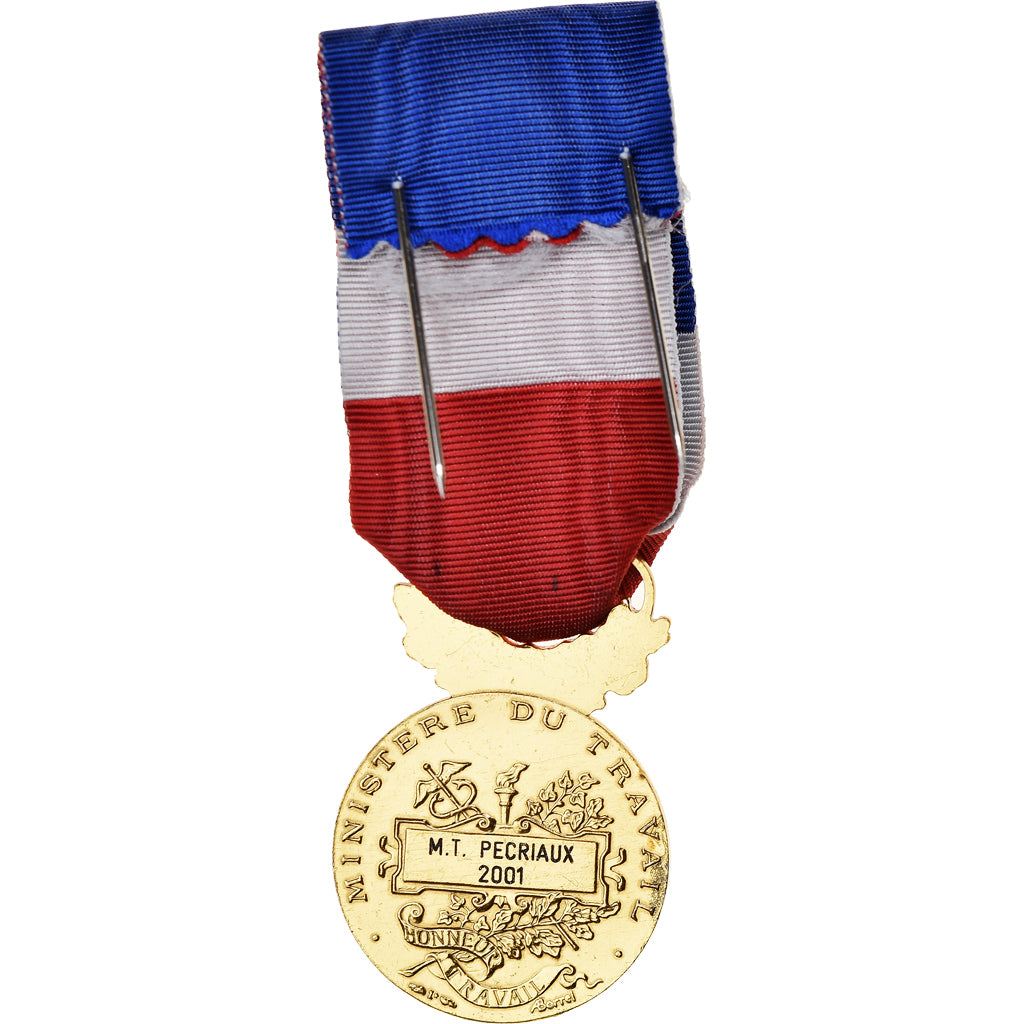 Francia, Médaille d'honneur du travail, medaglia, 2001, Eccellente qualità