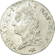 Moneda, Francia, Louis XV, Écu à la vieille tête, Ecu, 1771, Lyon, MBC