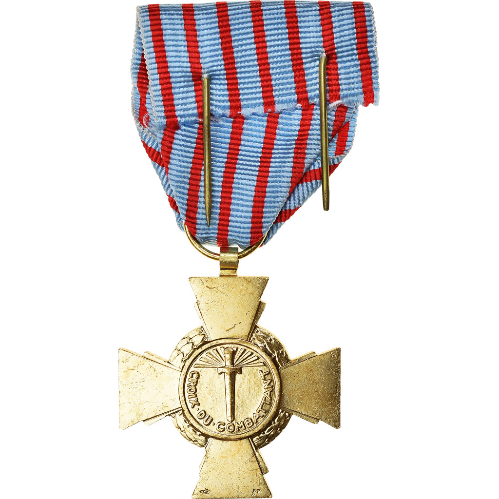 France, Croix du Combattant de 1914-1918, WAR, Medal, Excellent Quality, Bronze