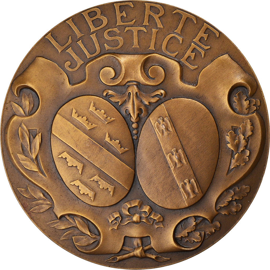 Francia, medaglia, Liberté/Justice, Sous le même Drapeau, Charles Perron