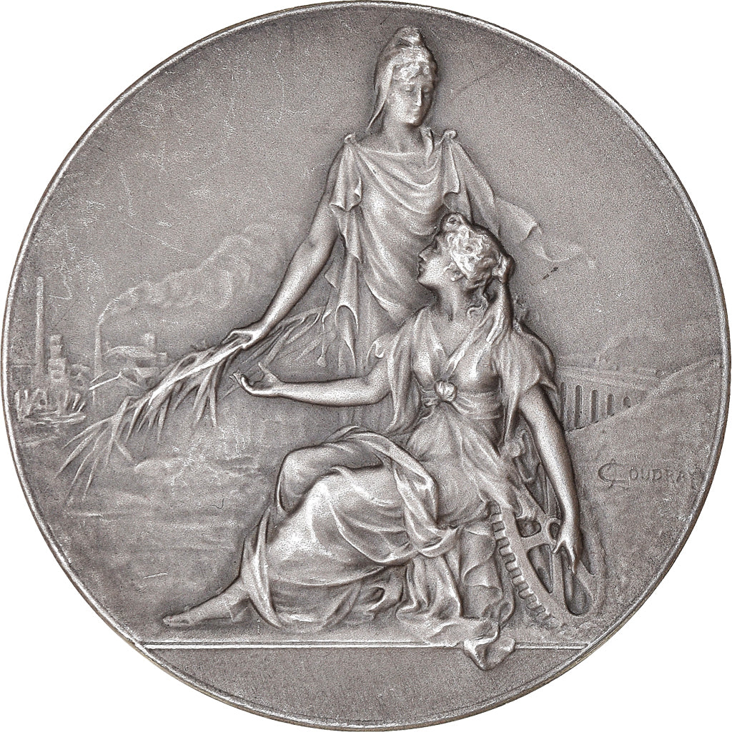 France, Medal, Chambre Syndicale des Constructeurs d'Usines, 1956, Coudray