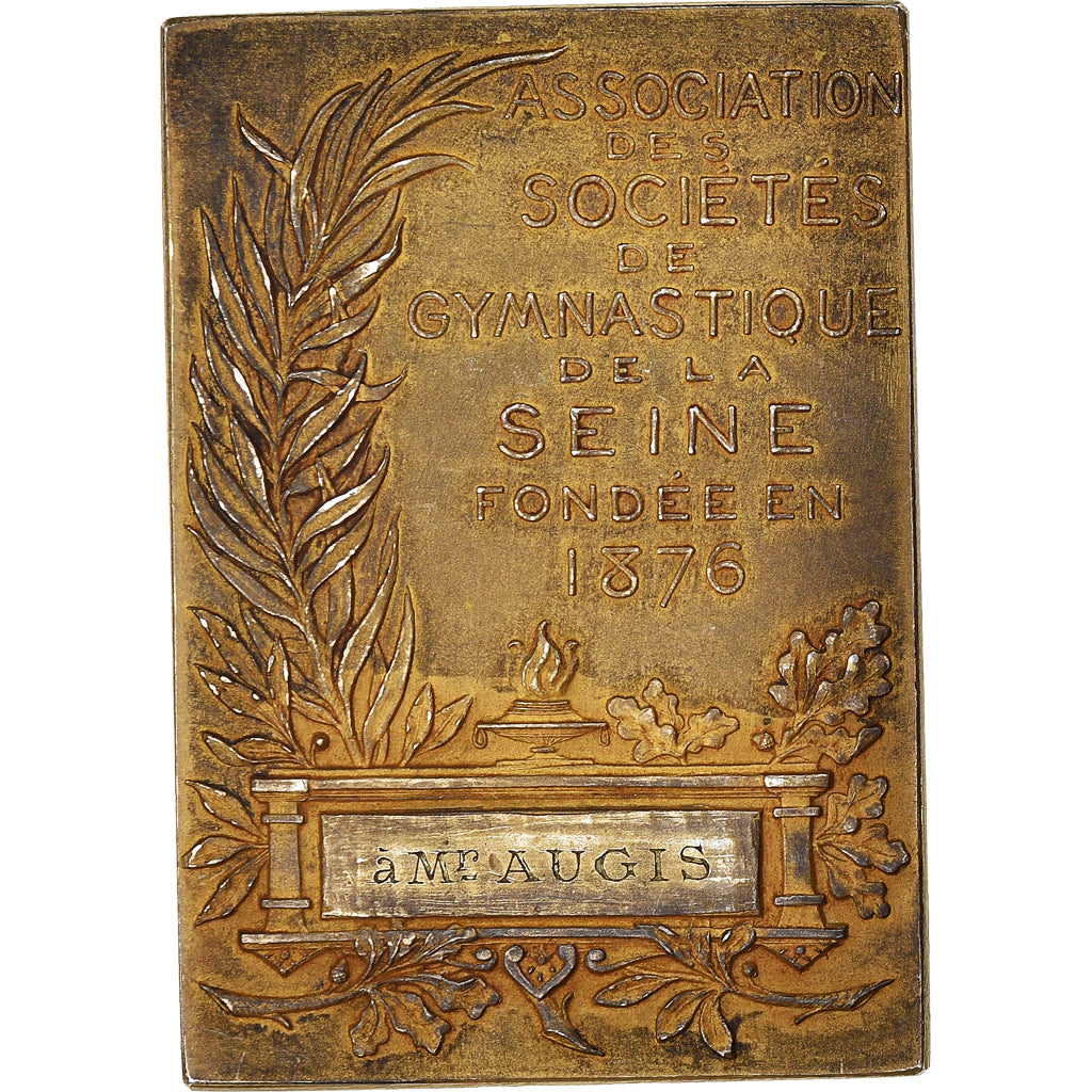 Frankreich, Medaille, Sociétés de Gymnastique de la Seine, VZ, Vermeil