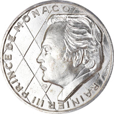 Monaco, Medal, Prince Rainier III, Politics, 1974, MS(63), Silver