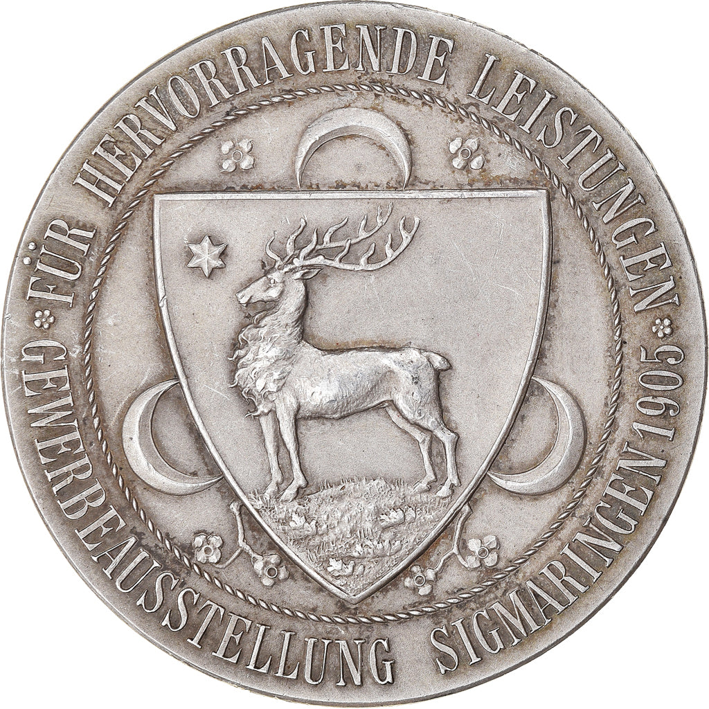Germania, medaglia, Hervorragende Leistungen, Wilhelm II, 1905, SPL-, Argento