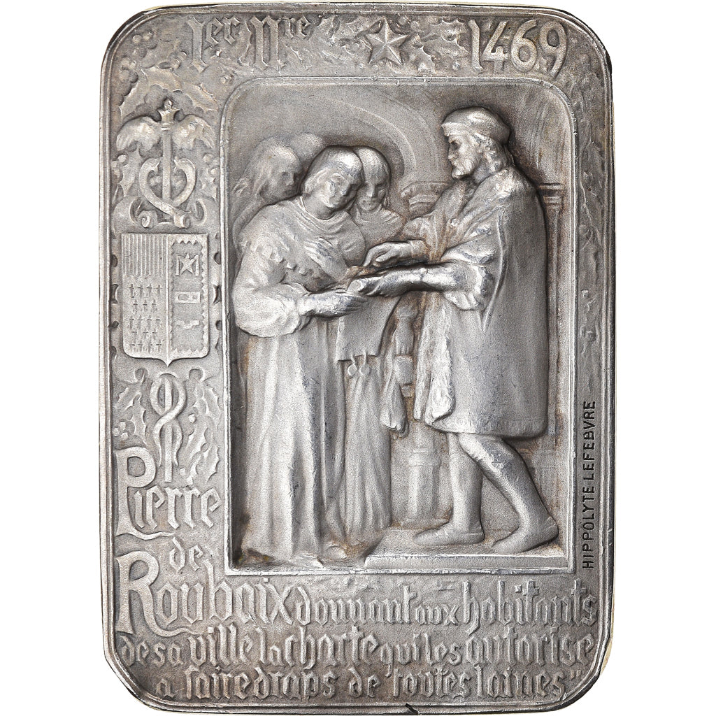 França, Medal, Exposition Internationale du Nord de la France, 1911, Lefebvre