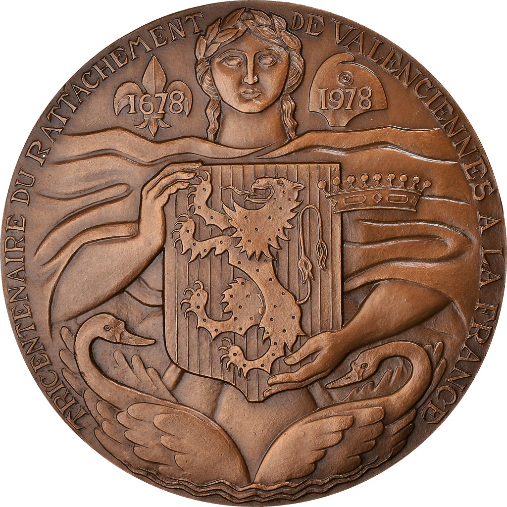 France, Médaille, Paix de Nimègue, Rattachement de Valenciennes à la France