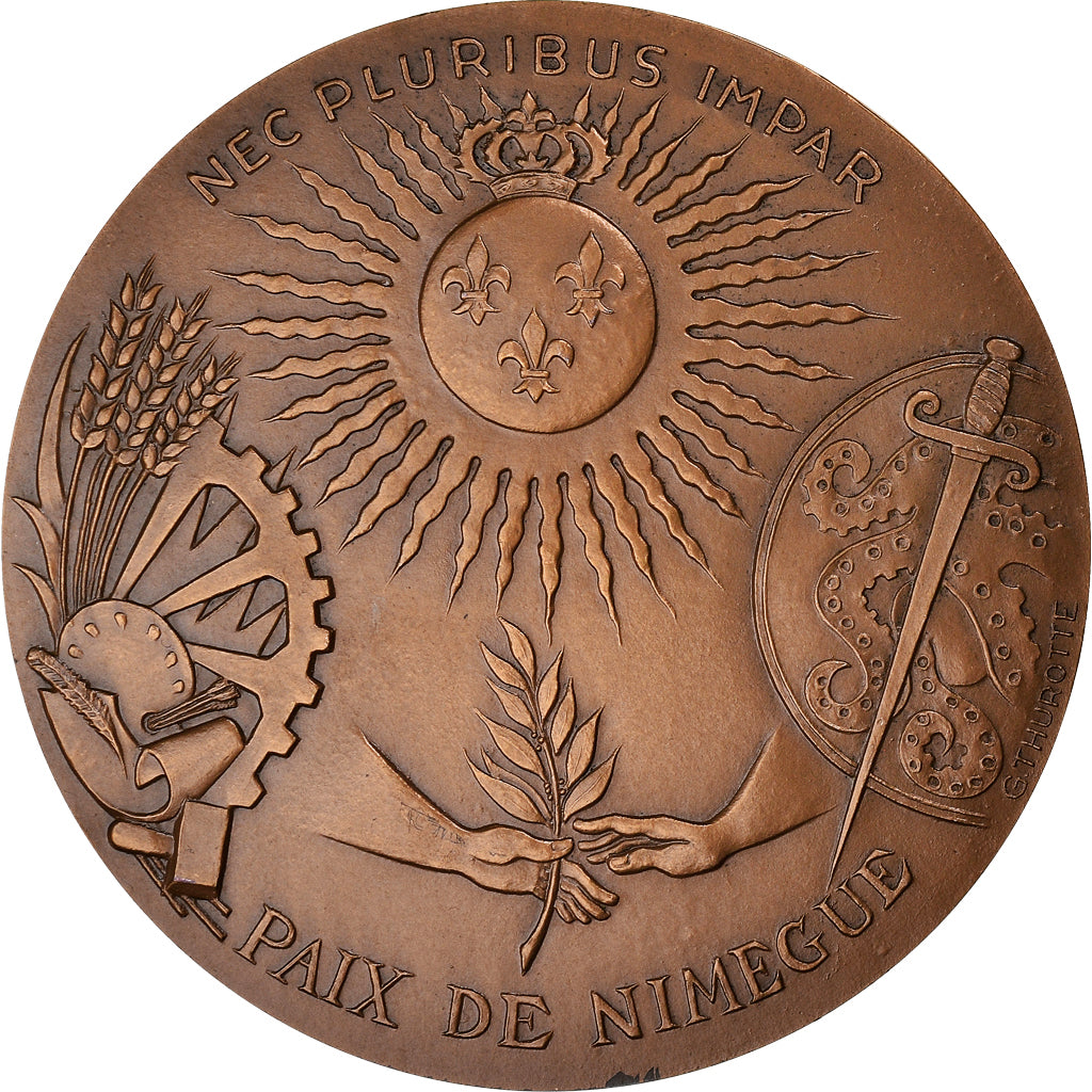 France, Médaille, Paix de Nimègue, Rattachement de Valenciennes à la France