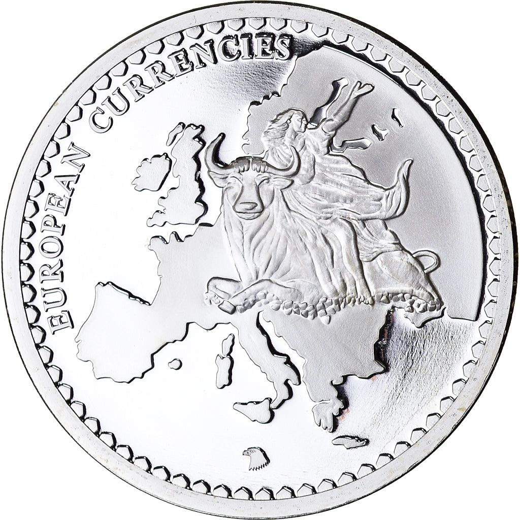 France, Medal, European Currencies, Paris Notre-Dame, Arts & Culture, MS(63)