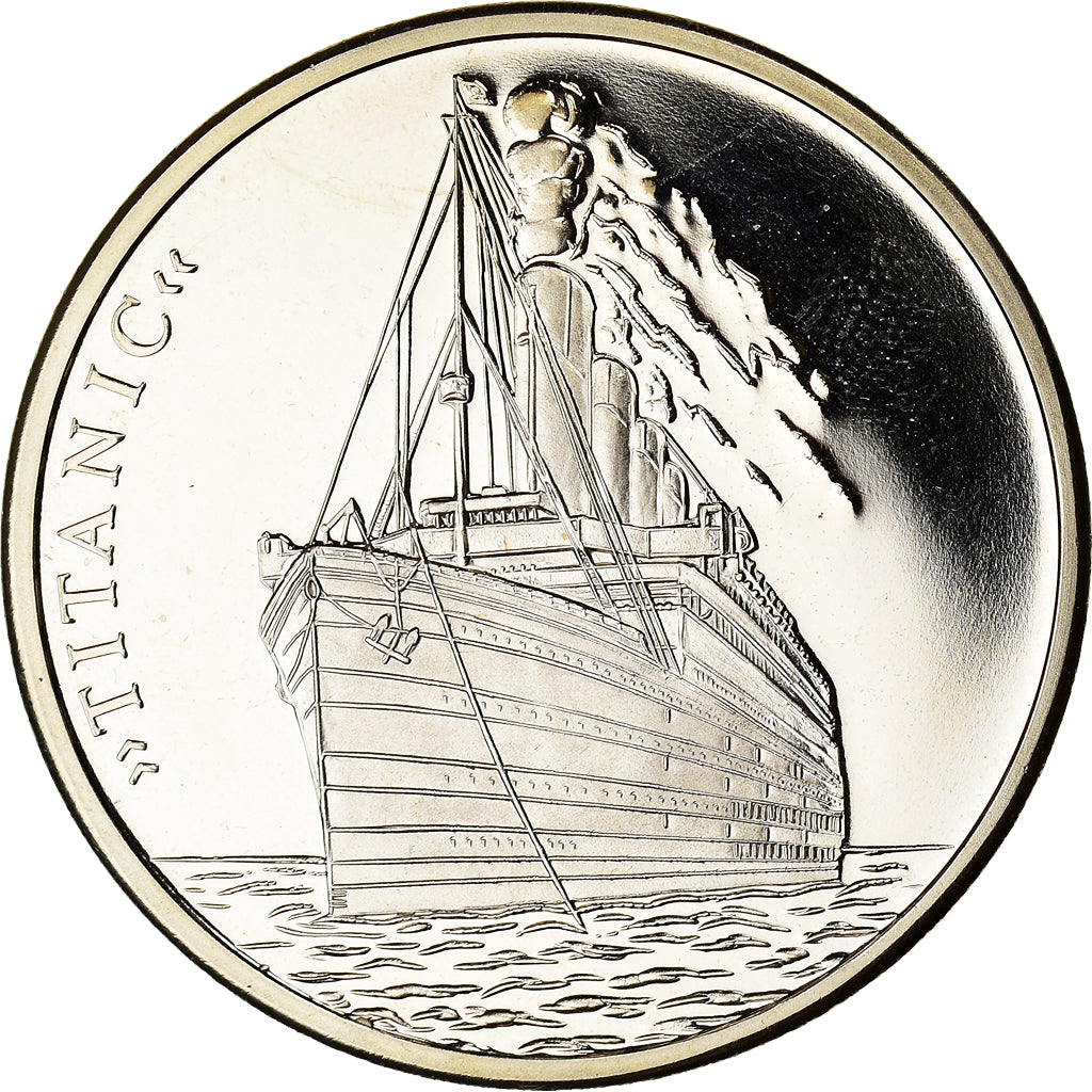 France, Medal, Titanic, Shipping, 2010, MS(63), Copper-nickel