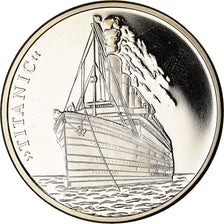 France, Medal, Titanic, Shipping, 2010, MS(63), Copper-nickel