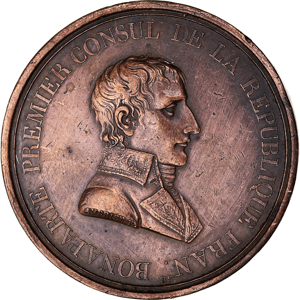 France, Médaille, Napoléon Bonaparte, Paix de Luneville, Consulat, History, An