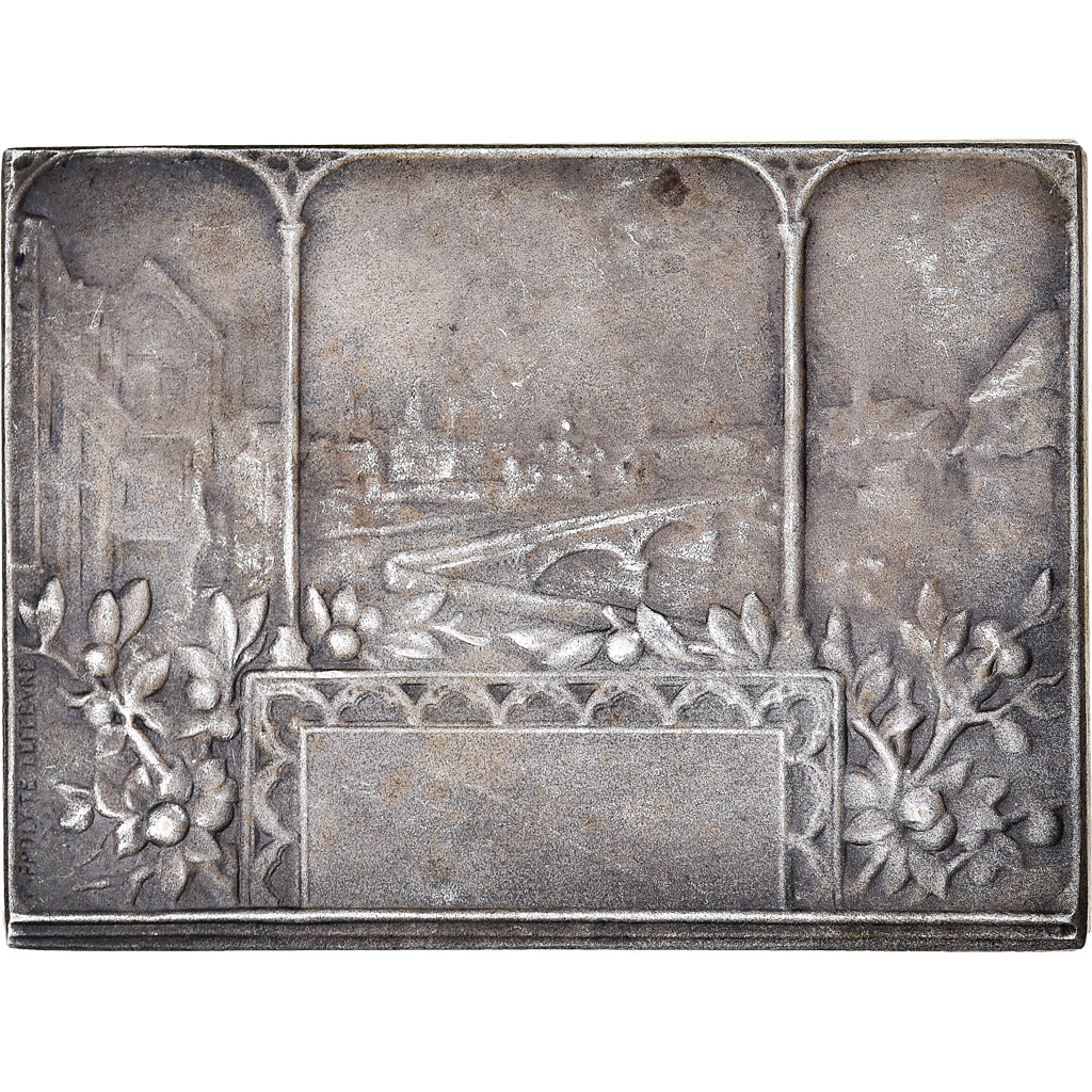 Francja, Medal, Ville de Rouen, Art Nouveau, Lefebvre, AU(50-53), Brąz