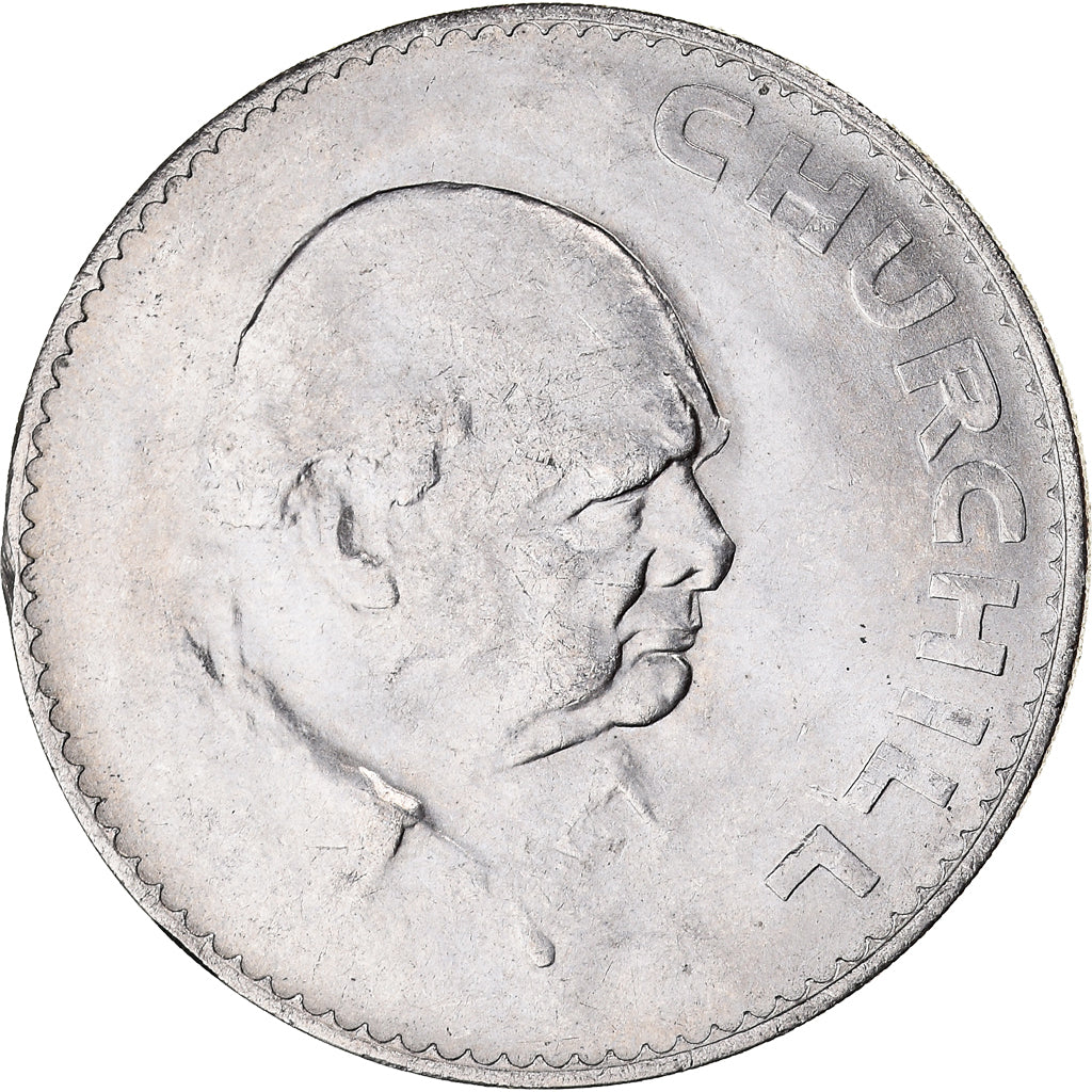 Moneta, Wielka Brytania, Elizabeth II, Crown, 1965, Winston Churchill
