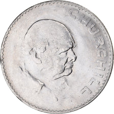 Moneta, Wielka Brytania, Elizabeth II, Crown, 1965, Winston Churchill
