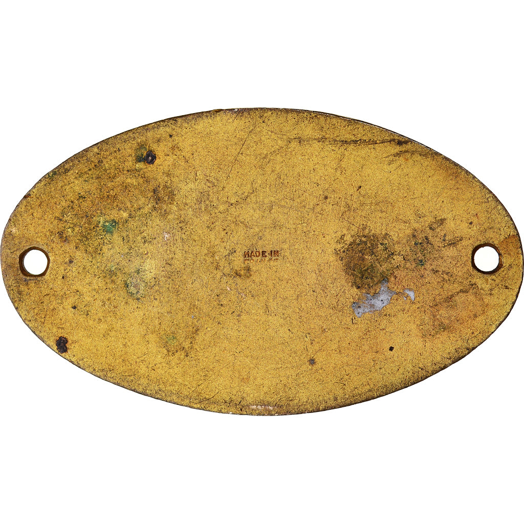 Frankreich, Medaille, Plaque Auto Saint Christophe, Emaillée, SS, Bronze
