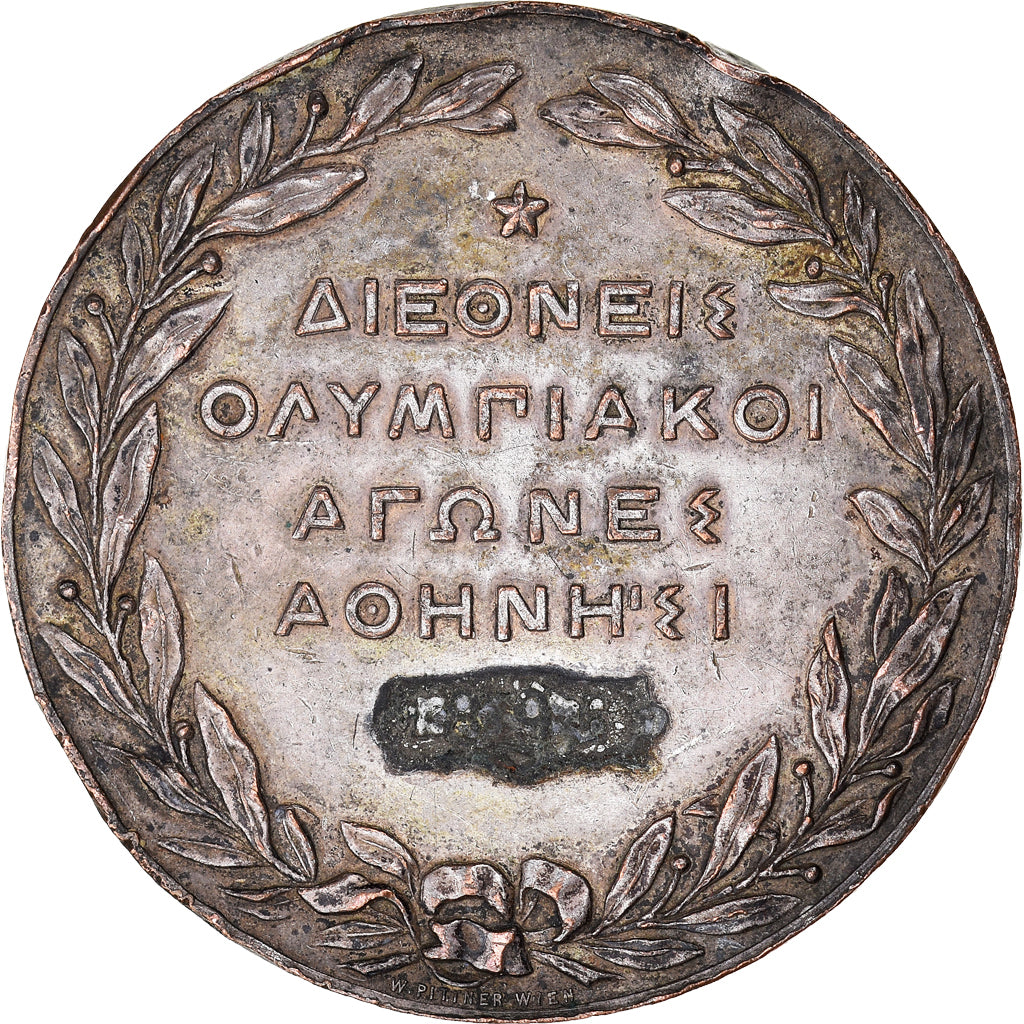 Griechenland, Medaille, Olympiakoï Agones, Arts & Culture, 1896, SS, Kupfer