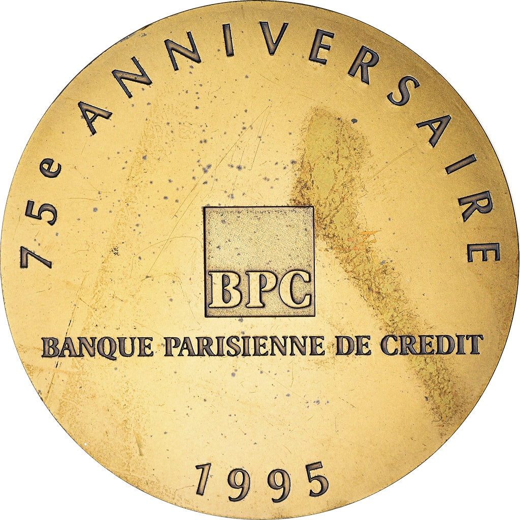 France, Medal, Banque Parisienne de Crédit, 75ème Anniversaire, 1995