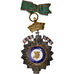 France, Honneur au Mérite, Medal, Emaillée, Very Good Quality, Silvered