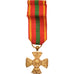 France, Croix du Combattant Volontaire, WAR, Médaille, 1939-1945, Réduction