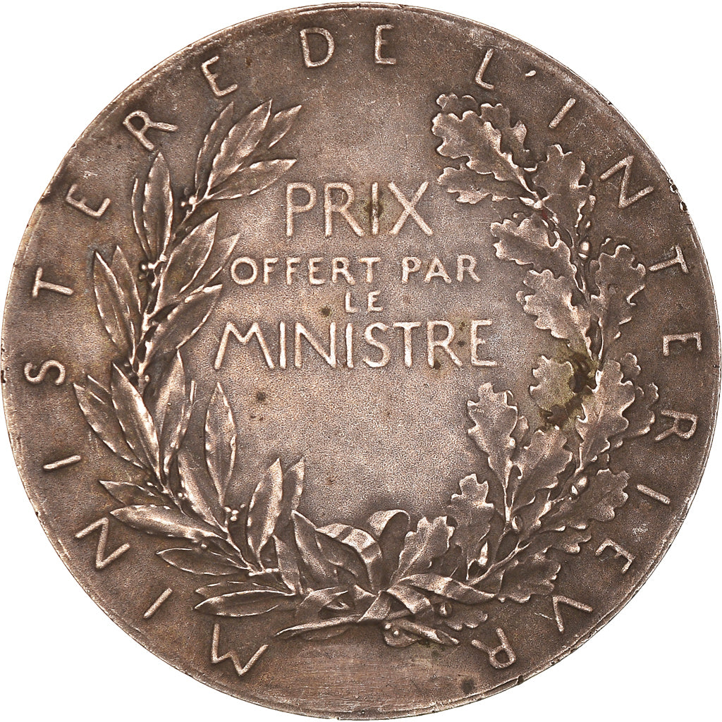 Frankrijk, Medaille, Prix Offert par le Ministre de l'Intérieur, Roty, ZF+