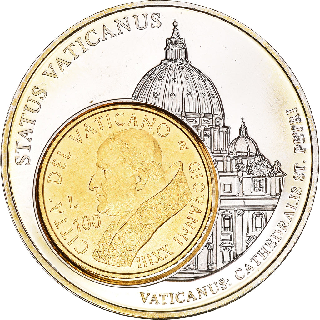 Vaticano, medaglia, Giovanni XXIII, European Currencies, 100 Lires, SPL