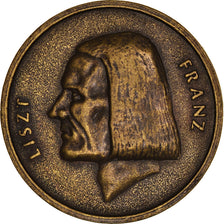 France, Médaille, Musique, Franz Liszt, TTB+, Bronze