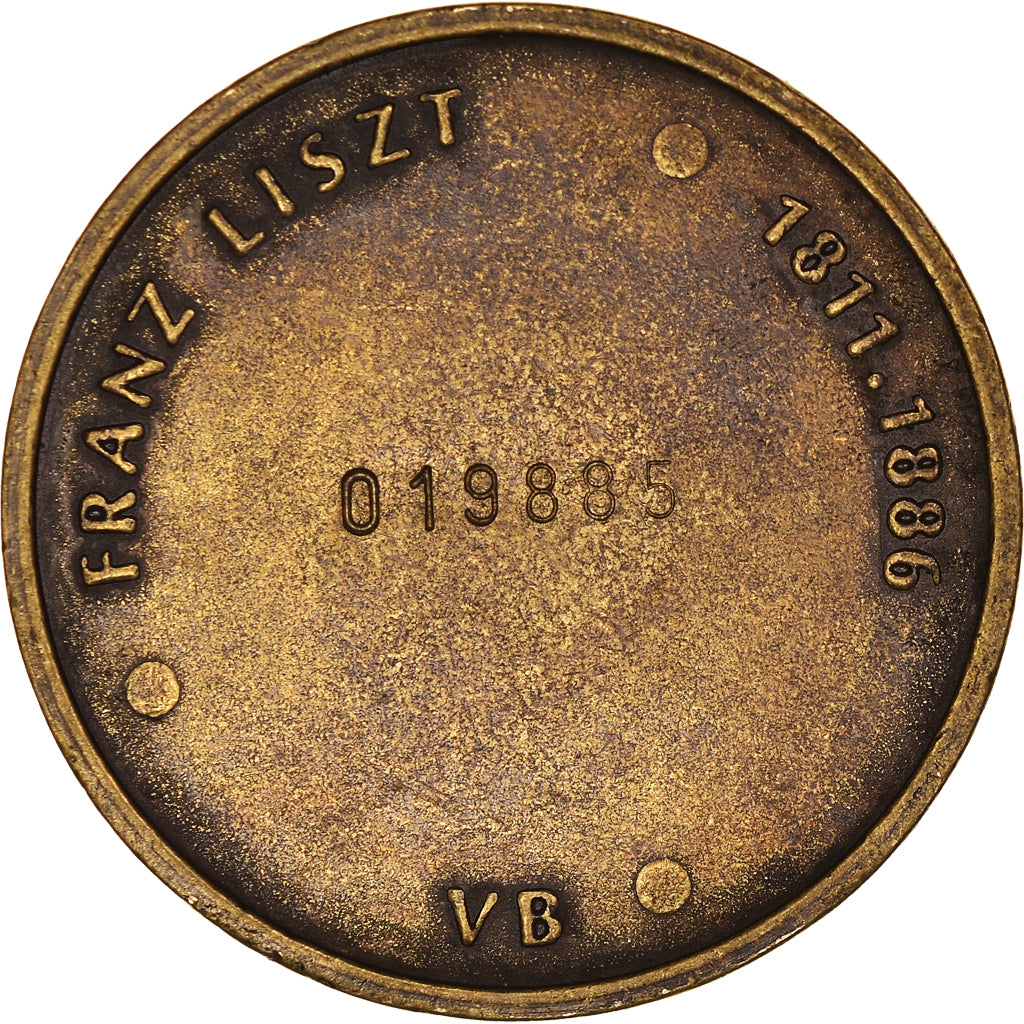 France, Médaille, Musique, Franz Liszt, TTB+, Bronze