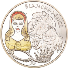 France, 1-1/2 Euro, Blanche Neige, 2002, Paris, MS(65-70), Silver, KM:1840