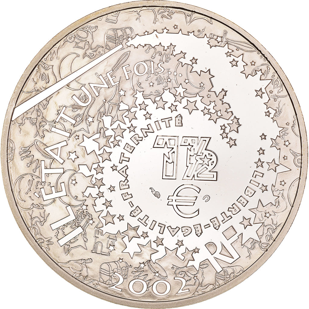 Francia, 1-1/2 Euro, Pinocchio, 2002, Proof, FDC, Argento, KM:1842
