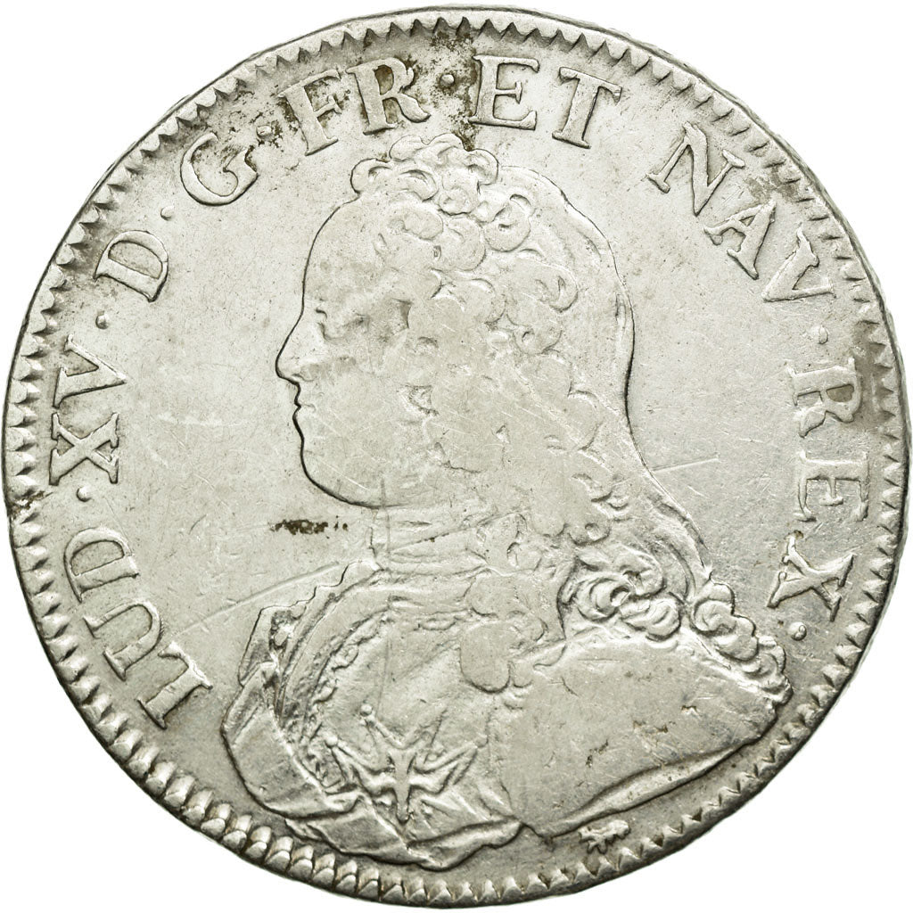 Münze, Frankreich, Louis XV, Écu aux branches d'olivier, Ecu, 1726, Paris, S+