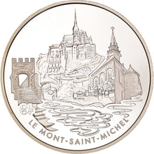 Francia, Monnaie de Paris, 1,5 Euro, Mont Saint-Michel, 2002, Proof, FDC, Plata