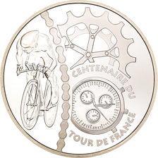 France, 1-1/2 Euro, Time Trial, 2003, Paris, Proof, MS(65-70), Silver, KM:1325